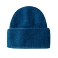 thumbnail image 2 of Knitted Hat Womens Candy Color Versatile Fashion Hat Women's Autumn and Winter Solid Warm Hat Rabbit Suede Hat, 2 of 4