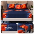 thumbnail image 6 of OKKEEY Twin Comforter Set, 6 Pcs Fire Rugby Football Bedding Set for Boys Kids Teens, Sport Theme Soft Microfiber All-Season Bed in a Bag with Sheets, 6 of 10