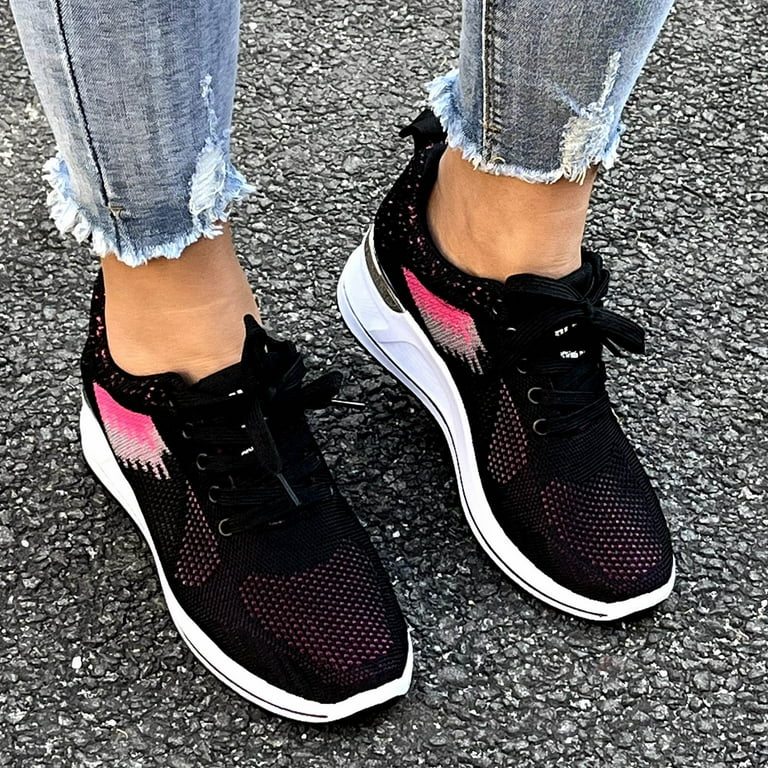 Wedge trainer shoe sale