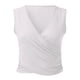 thumbnail image 4 of Playeras,Blusas y Tops,Ropa para Mujer Mujeres Negro Tank Top Camiseta ajustada de manga larga con escote en V profundo para mujer, camisetas sexys, túnicas (White, XL), 4 of 6