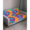 thumbnail image 3 of Colorful Tie-Dye Couch Cushion Covers Stretch, Washable Sofa Seat Covers Individual Seat Cushion Sofa Slipcovers Ethnic Modern Abstract Watercolor Couch Cover Furniture Protector S-1PCS, 3 of 7