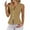 Khaki #715, variant on Bovemsi Women's Tanks & Camis Summer Casual Three Button Solid Color Sleeveless Vest Suit Black Camisole