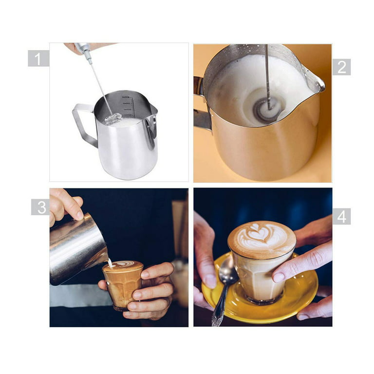 Great Choice Products GCP-5473046 Milk Frother Electric Drink Foamer Mixer  Whisk Stirrer Coffee Latte Eggbeater