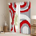 thumbnail image 3 of Homewish Abstract Stripes Boy Girl Curtains Pack of 2 (42x84 Each),Geometric Circle Curtains Blackout,Vintage Aesthetic Bedroom Curtains,Breathable Home Decor, 3 of 6