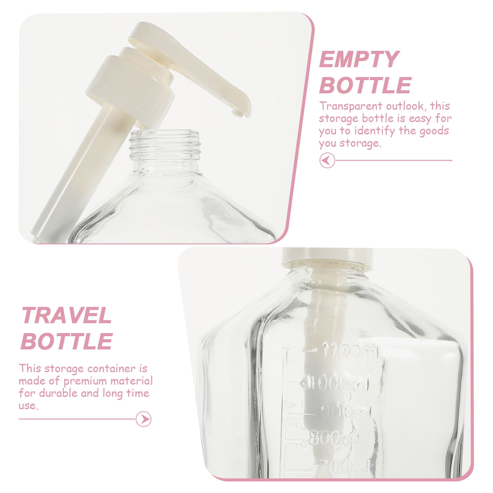 UPKOCH Transparent Glass Coffee Syrup Organizer and Liquid Dispenser for Storage Use, Large Capacity 16 oz