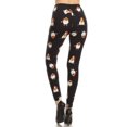 thumbnail image 4 of NioBe Clothing Womens Black Holiday Sheep Pattern Ultra Soft Leggings (Reg&Plus Size), 4 of 4