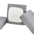 thumbnail image 2 of Wosthever Funda de sofá Cojín de asiento Protector de muebles Mano de obra Equipo de protección Artesanía Accesorios para el hogar Suministros para el Decoración del hogar Gris claro Wosthever HA067476-03, 2 of 6
