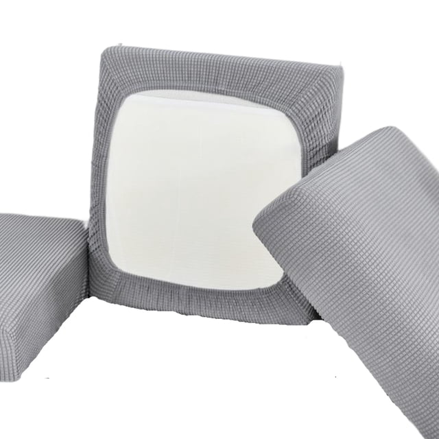 Wosthever Funda de sofá Cojín de asiento Protector de muebles Equipo de protección Accesorios para el hogar Resiliencia Flexibilidad Suministros para el Decoración del hogar Gris claro Wosthever HA067476-03