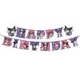 thumbnail image 3 of Lindo juego de vajilla desechable para fiesta de cumpleaños con temática de Kawali Kuromied, platos, servilletas y manteles para suministros de ducha para niños, 3 of 5
