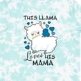 thumbnail image 4 of Inktastic This Llama Loves His Mama with Blue Hearts Boys Toddler T-Shirt, 4 of 5