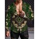 thumbnail image 1 of Camisa de hombre con estampado de estilo étnico camisa de manga larga con estampado de tótem retro ropa casual de tendencia para exteriores camisas de manga larga de otoño, 1 of 6