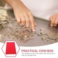 thumbnail image 3 of jojofuny 1Pack Supermarket Coin Box Plastic Coin Holder for Cashiers and Pedlars 10.22X5.70X0.98in, 3 of 8