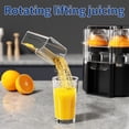 Double Head Electric Orange Juicer Squeezer Citrus Juicer Machine with ...