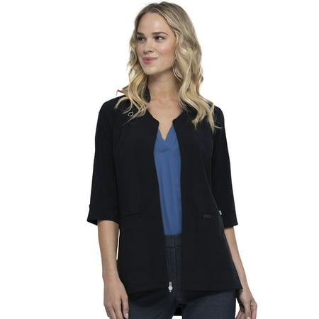 

Cherokee Infinity Women s Scrubs Top Zip Front Tunic CK952A