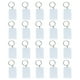 thumbnail image 1 of 20 llaveros acrílicos decorativos creativos en blanco, llavero colgante de plástico transparente, llavero artesanal para bolso, mochila., 1 of 7