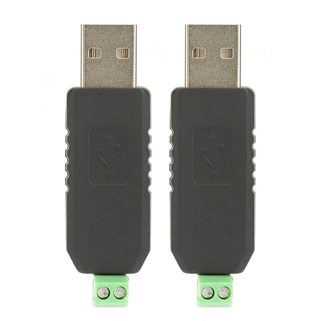 RS485 Converter Adapter, RS485 Connector, Compatible CH340 2PCS Mini Serial Adapter Module For Win8/Win7//XP/Vista Access Control System CH340 USB To RS485