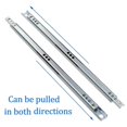 thumbnail image 2 of 17mm Wide Mini Drawer Slides Two-way Pull-out Slide Rail Track Rail 1 Pair Drawer Runners, 2 of 6