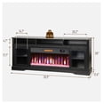 Fireplace TV Stand 80 Inch, Electric Fireplace Console with Storage ...