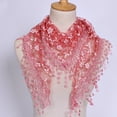 thumbnail image 4 of Triangle Lace Mantilla Veil Tulle Scarf Shawl Covering Church Veil for Mass Wedding Bridesmaids, 4 of 9