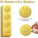 thumbnail image 2 of Pegatinas de papel dorado con relieve "Feliz cumpleaños", 2 pulgadas, 100 unidades, autoadhesivas, con relieve dorado, 2 of 9