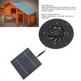 thumbnail image 4 of Solar Ventilation Fan, Solar Powered Exhaust Fan 10W Solar Panel High Efficiency  For Pet Houses, 4 of 8
