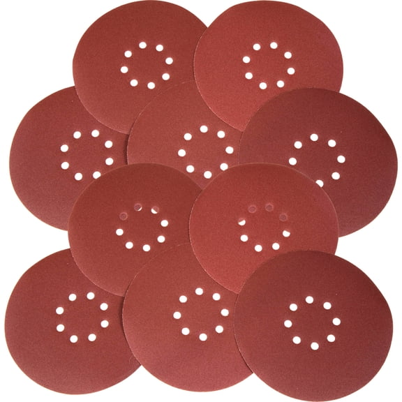 WEN Drywall Sander 80-Grit Hook and Loop 9" Sandpaper, 10-Pack