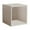 White, variant on Cube Storage Organizer Desktop Small Cabinet Storage Cabinet Free Combination Grids Cabinet Desk Bookshelf with Cabinet Door Bookshelf Low Cabinet for Storage and Storage College Dorm Storage