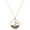 Gold-Multi, variant on Whale Tail Pendant Necklace Rhinestone Crystal Gold Rhodium Plated 17 Inch Link Chain J1054-RMT