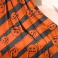 thumbnail image 3 of Halloween Striped Pumpkin Pattern Blanket,Comfortable Soft Lamb Wool Throw Blanket,All Season,Warm Lightweight Blankets for Sofa Bed Couch Living Room Chair,50"x60", 3 of 4