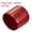 Burgundy Red, variant on Rubber End Caps Vinyl Round Bolt Cap Cover Screw Thread Protectors, Red 18mm