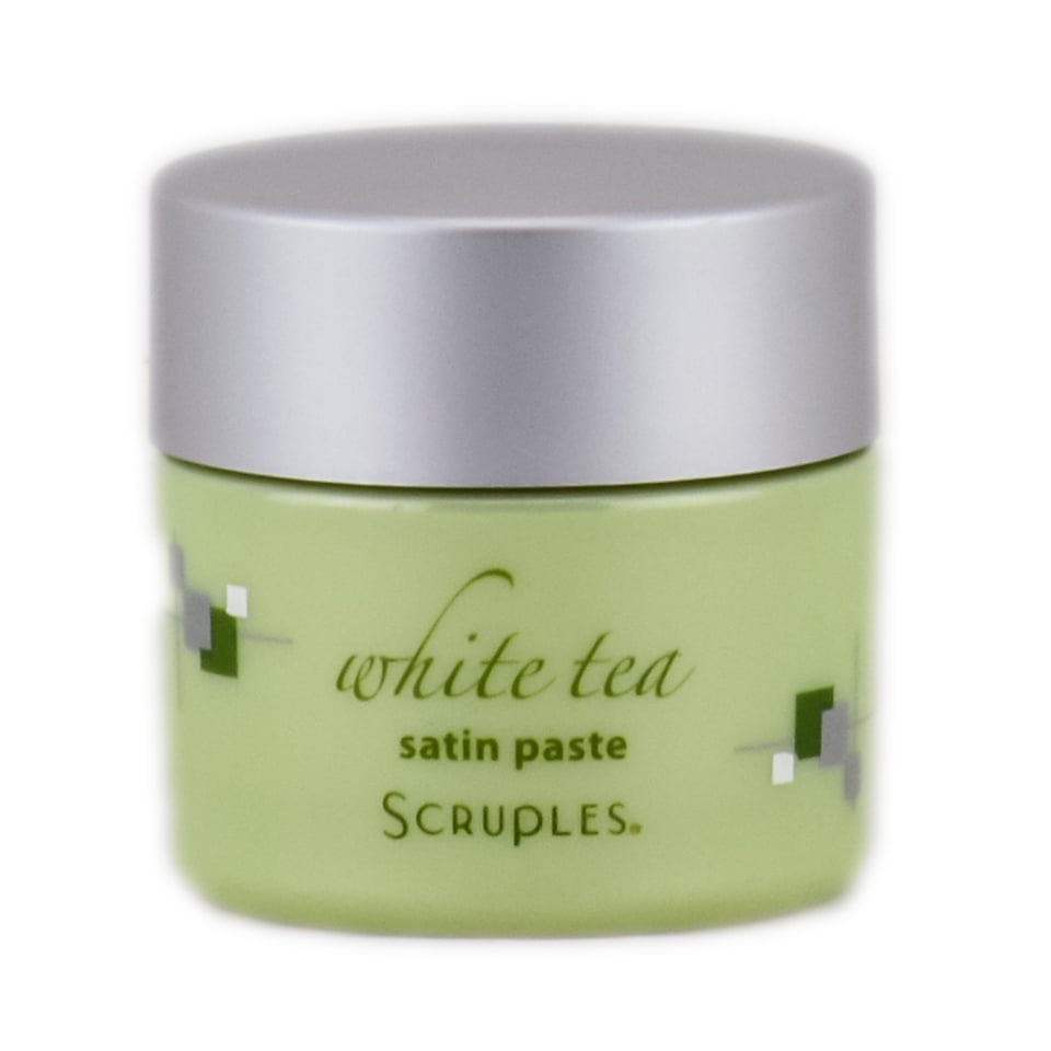 Scruples White Tea Satin Paste 1.55 oz Pack of 2 with Sleek Comb