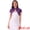 Dark Purple, variant on Women's Lace Cardigan Stand Collar Short Shrugs L Hot Pink