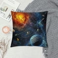 thumbnail image 2 of Qinduosi Space Planet Outdoor Throw Pillow Covers Universe Square Cushion Cover Accent Pillows Case White, 2 of 5