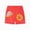 Orange*, variant on OSOLU Girls Shorts Summer Cute Pattern Casual Knit Athletic Comfortable Elastic Waist Soft Breathable with Pockets Chic Holiday Shorts
