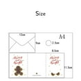 thumbnail image 2 of New Year Wishes Card Stickers Thanks Card Merry Christmas Wishing Message Cards Christmas Greeting Card Best Wishes C, 2 of 8