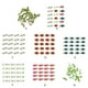 thumbnail image 4 of Billuyoard 100x Impresionantes Cabezas De Flores De Decoración Con Cinta De Satén Flores De Cinta De Satén Flores Artificiales Decoración del hogar blanco, 4 of 6