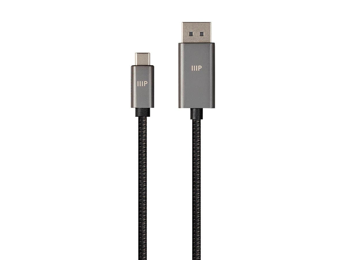 Monoprice Bidirectional USB TypeC to DisplayPort Cable 6 Feet