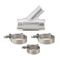 thumbnail image 1 of Mishimoto Intercooler Hose Coupling MMHOSE-RAM-13Y Engine Hose Kit; Silver; Aluminum; T-Bolt Clamps, 1 of 2