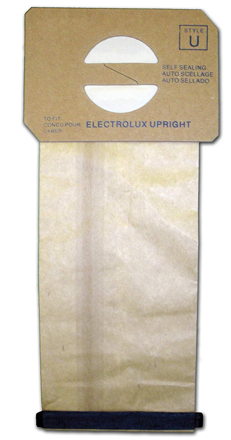 12 Generic Electrolux Upright Style U Allergy Vac bags Epic, Prolux, Discovery, Genesis, Lux Vacuum Cleaners