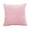 Pink, variant on Dvumao Solid Color Velvet Pillow Cover, Sofa Cushion Cover for Living Room and Bedroom, Hidden Zipper, Machine Washable