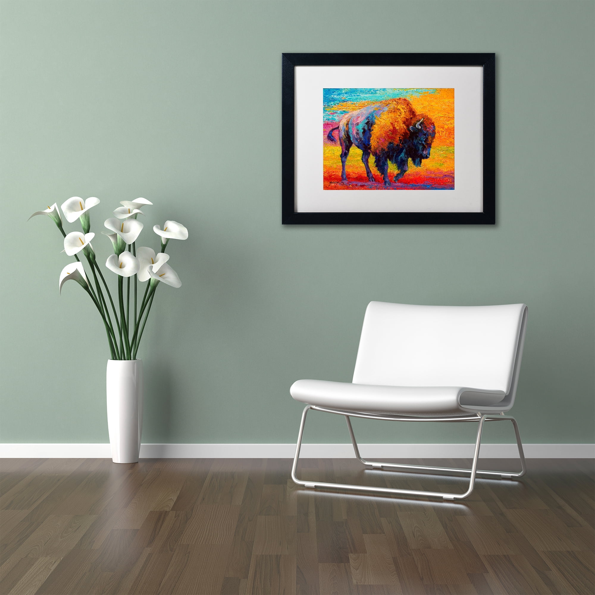 Marion Rose 'Spirit of the Prairie' Matted Framed Art