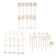 thumbnail image 1 of 30 Piezas 1-30 Números de de Decoración de Perfecta para Bodas, Cumpleaños, Aniversarios, Hogar perfecl Números de mesa de madera, 1 of 8