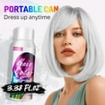thumbnail image 3 of Temporary Hair Color Spray,White Hair Dye Wax Root Cover Up Washable Styling Pomades for Men Women Youth,All Day Hold, 3 of 9