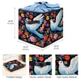 thumbnail image 3 of Peace Dove Foldable Storage Box with Handle, 10.8"x10.5"x10.6", Large Capacity - Storage Bin and Containers, 3 of 6