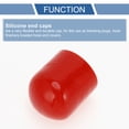 thumbnail image 4 of Ofertas Únicas 1 Pcs 30mm Longitud 30mm/1.18" ID Tapa de Manguera de Silicona Roja para Coche, Tapa de Bloqueo Reforzada de Silicona para Tubo de Derivación Universal, 4 of 7