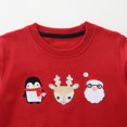 thumbnail image 7 of LRen Toddler Girls Fall Outfits Long Sleeve Top and Sweatpants Two Piece Set for Cool Weather 6-7 Years,Z12-Red, 7 of 7