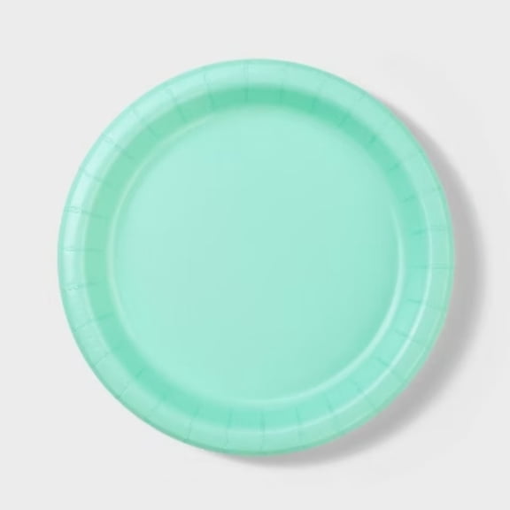 20ct 8. Disposable Dinner Plates Teal