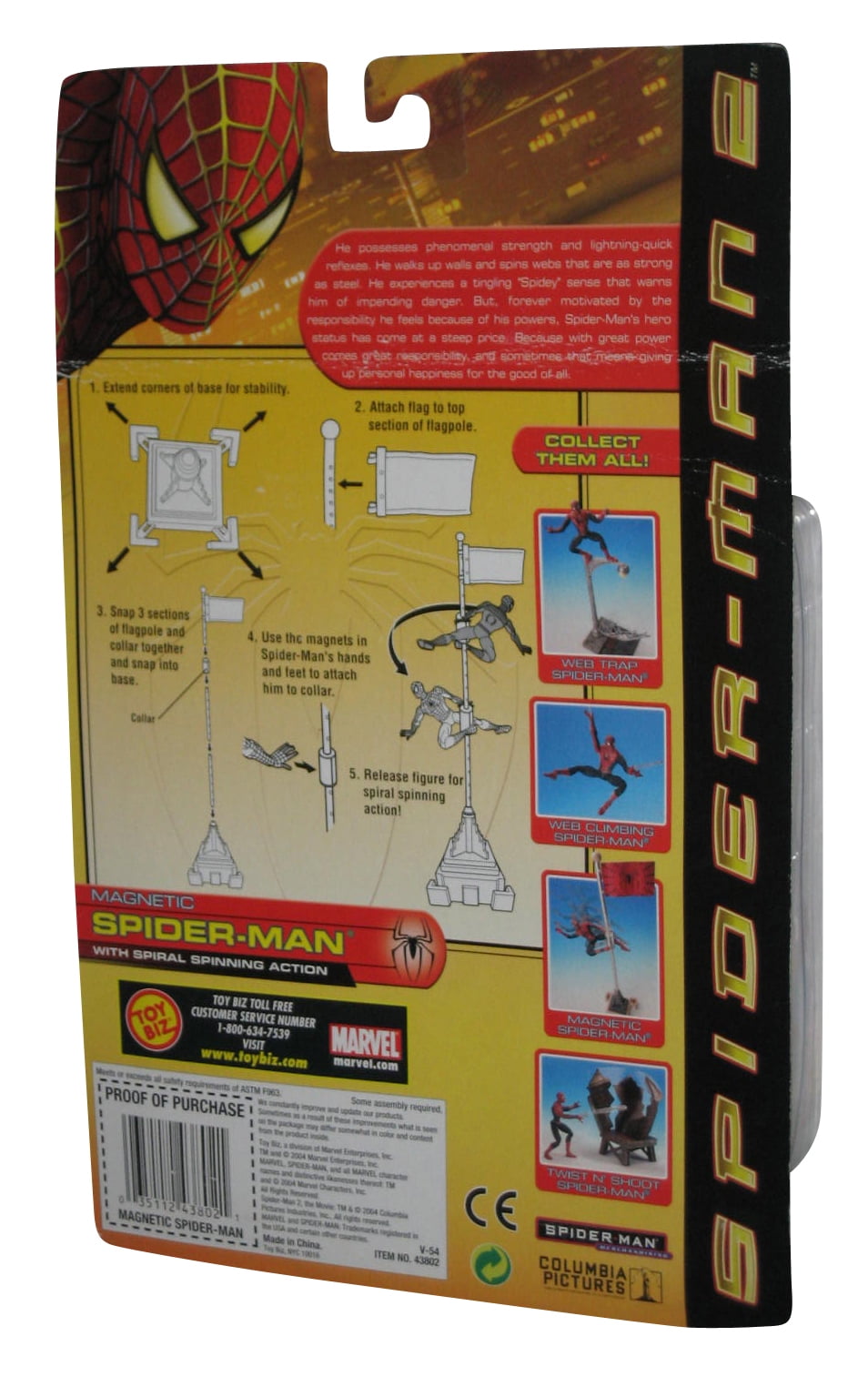 spider man 2 magnetic action figure