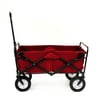 Red Mac Sports Collapsible Folding Utility Wagon Garden Cart Shopping Beach