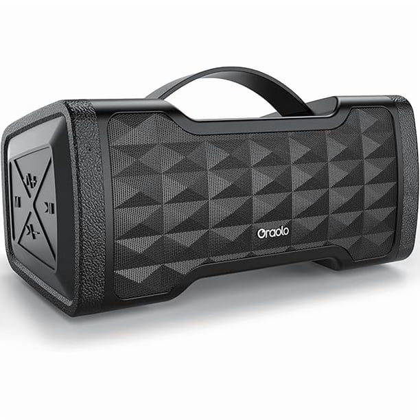wonima11 Bluetooth Speaker Loud Portable Bluetooth Speaker, 40W Large Speaker Stereo Sound, IPX6 Waterproof, Support USB/AUX Input, Built-in Mic for Home Party Outdoor